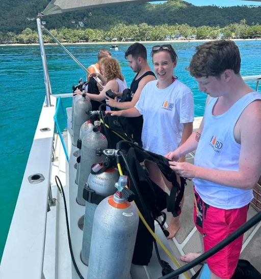 dive in Sail Rock,Thailand