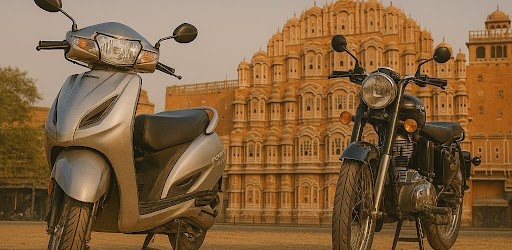 best bike rental in jaipur