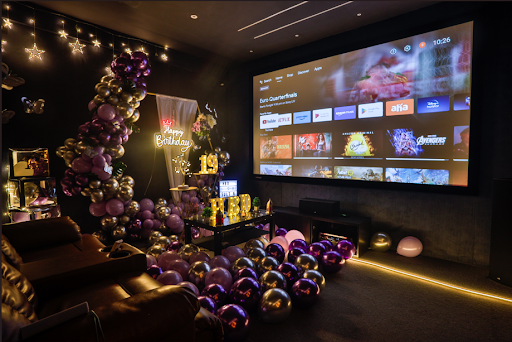 book a private theatre for celebration