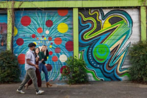 Walk Through Railroad Square Art District